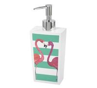 Avanti Linens Flamingo Paradise Collection, Silver, Multicolor, Lotion Pump