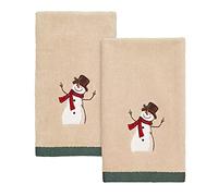 Avanti Linens Friends Gather Collection, 2 pc Fingertip Towel Set, Tan