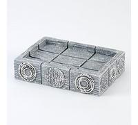 Avanti Linens Galaxy Soap Dish, Silver