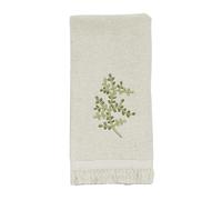 Avanti Linens Greenwood Fingertip Towel, Ivory, 18.00" x 11.00"