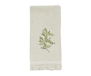 Avanti Linens Greenwood Fingertip Towel, Ivory, 18.00" x 11.00"