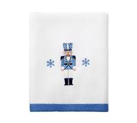 Avanti Linens - Hand Towel, Soft & Absorbent Cotton, Holiday Home Decor (Nutcracker Trellis Collection)