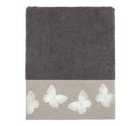 Avanti Linens - Hand Towel, Soft & Absorbent Cotton Towel (Yara Collection, Granite), 30.00" x 16.00"