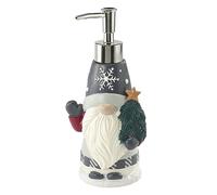 Avanti Linens - Lotion Pump/Soap Dispenser, Christmas Bathroom Decor (Winter Wonderland Gnome Collection)