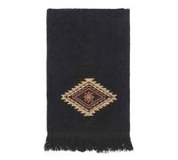 Avanti Linens Mojave Fingertip Towel, Black 18.00" x 11.00"