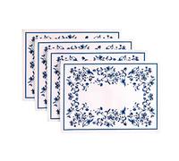 Avanti Linens - Placemats, Rectangular Table Placemats, Set of 4 (Spode Blue Portofino)