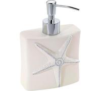 Avanti Linens Sequin Shells Collection, Cotton, Lotion Pump (Ivory), Soap Dispenser/Lotion Pump