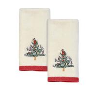 Avanti Linens Spode Christmas Tree Collection, 2 pc Fingertip Towel Set, Multicolor