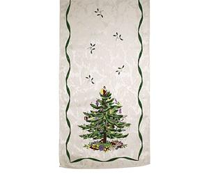 Avanti Linens Spode Christmas Tree Collection, Cotton Polyester, Multi Color, 72" x 14" (Set of 1)