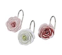 Avanti Linens Spring Garden Collection, Resin, Multicolor, 12-Piece Shower Hooks