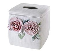 Avanti Linens Spring Garden Collection, Resin, Multicolor, Tissue Box Cover