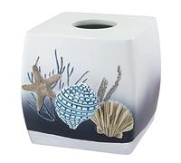 Avanti Linens - Tissue Box Cover, Oceanscape Inspired Bathroom Accessories (Blue Lagoon Collection)