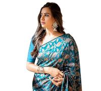 Avantika Fashion Women's Kanjivaram Soft Semi Silk Banarasi Sarees With Blouse Piece., AY-RIYA-RAMA-N, Free Size