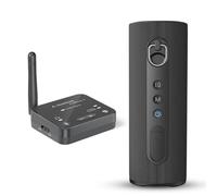 Avantree Audikast 4 & Harmony A1 Solo - Auracast & Bluetooth 5.4 TV Transmitter 2-in-1 for Headphones & Speakers, 3 EQ Sound Modes, Clear & Rich Audio for Home, Shared Listening & Small Venues