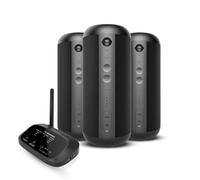 Avantree Harmony 2 - Multi-Room Wireless Speaker System with Bluetooth & Wired Inputs, Set of 3 Speakers with Independent Use, Scalable up to 100, Low Latency Sync for Home, Outdoor, Church & Events