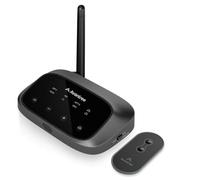 Avantree Oasis Plus 2 - Bluetooth Transmitter for TV with Remote Volume Control, Supports Two Headphones, aptX-Adaptive, Soundbar Passthrough, for Optical or AUX TVs