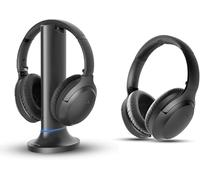 Avantree Opera Plus & AS90K Bundle - Wireless Headphones for TV Watching with Charging Dock & Transmitter, Comfortable for Seniors, Cinema & Clear Dialogue Modes, Enhanced Volume for Seniors