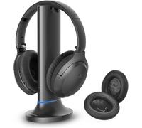 Avantree Opera Plus & Replacement Earpads Bundle: Wireless Headphones for TV Watching with Cinema & Clear Dialogue Modes