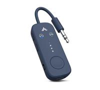 Avantree Relay - Airplane Bluetooth 5.3 Adapter with Qualcomm aptX Adaptive, Supports 2 AirPods or Headphones, 20H Playtime, 3.5mm AUX Jack Wireless Audio Transmitter for Planes, Airline, Travel