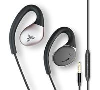 Avantree Resolve - 3.5mm AUX Wired Open-Ear Earbuds w/Mic & Over-Ear Hook