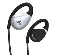 Avantree Resolve (Large) - Wired Open-Ear Earbuds w/Mic & Over-Ear Hook, for Seniors & Men w/Large Ears, Great for Office, Outdoor & Home, 3.5mm AUX