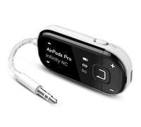 Avantree Voyager - Airplane Bluetooth Adapter for Headphones & AirPods, Bluetooth 5.4 with Latest Auracast & OLED Display, Qualcomm Chip, aptX Adaptive, Wireless Audio Transmitter for Travel & Flight