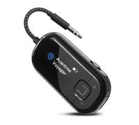 Avantree Voyager HA - Auracast & Bluetooth 5.4 Audio Transmitter for Headphones with Display & Volume Control, Qualcomm Chip, Firmware Upgradeable, AUX for TV, PC, and Wireless Listening