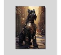 AVARDAN ART Steampunk Dogs Mechanical Decor Wall Art Poster Prints Unframed N10 (Giant Schnauzer dog Steampunk, 297 x 420 mm / 11.7 x 16.5 inches)