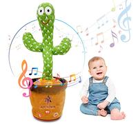 Ava's Toys Dancing Cactus Toy - Talking Cactus Toy for Boys and Girls - Volume Control Singing Cactus Toy- Singing, Dancing, Voice Recording Plush Learning Toys