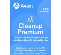 Avast Cleanup Premium (PC, Android, Mac) 10 Devices, 1 Year - Avast Key - GLOBAL