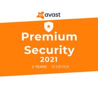 Avast Premium Security 2021 2 Years 10 Devices Key - GLOBAL