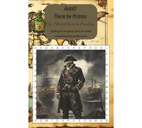 Avast! There be Pirates: pirate-themed puzzle | 6 x 9 inches | 50+ puzzles | Adults, Seniors , and Teens