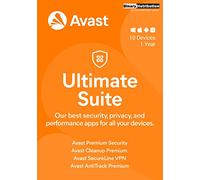 Avast Ultimate 2023, 10 Device 1 Year, Antivirus+Cleaner+VPN+AntiTrack, [PC/Mac/Android] [License]