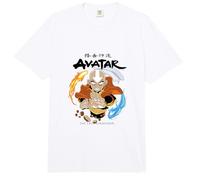 Avatar Aang Fighting Pose Glowing Arrow Fire Air Earth Water Comfort Colors Adult Heavyweight T-Shirt