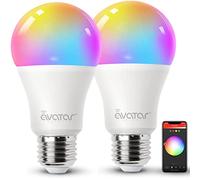 Avatar Controls WiFi Smart Bulb E27 Screw, Music Sync Alexa LED Light Bulbs Colour Changing Dimmable Works with Alexa/Google Home, 9W RGB+Warm+Cool White 900LM, No Hub Required(2 Pack)