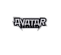 Avatar Country Silver Metalband Patch Badge Embroidered Iron on Applique Souvenir Accessory