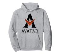 Avatar: Fire And Ash Avatar Toruk Big Logo Pullover Hoodie, Adult Unisex, Heather Grey, Medium