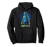 Avatar: Fire And Ash Jake Sully Blue Portrait Pullover Hoodie