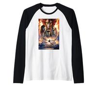 Avatar: Fire and Ash Official Movie Theatrical Poster Raglan Baseball Tee