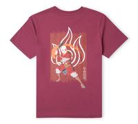 Avatar Fire Nation Unisex T-Shirt - Burgundy - L