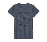 Avatar Floral of Pandora Textbook Sketches T-Shirt, Women, Heather Blue, X-Small