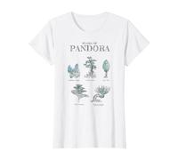 Avatar Floral of Pandora Textbook Sketches T-Shirt, Women, White, Small