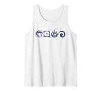 Avatar: Legend of Korra Element Icons Anime Tank Top