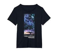 Avatar Pandora A World Like No Other Panel T-Shirt, Women's Plus, Black, 2X