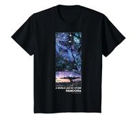 Avatar Pandora A World Like No Other Panel T-Shirt, Youth, Black, Small