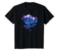 Avatar Pandora Jellyfish Forest Poster T-Shirt, Youth, Black, 2T