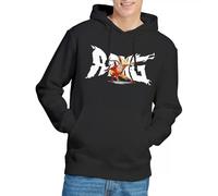 Avatar The Last Airbender Aang And Momo Hoddie, Black, Medium