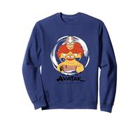 Avatar: The Last Airbender Aang Avatar State Circle Burst Sweatshirt