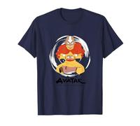 Avatar: The Last Airbender Aang Avatar State Circle Burst T-Shirt