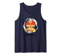 Avatar: The Last Airbender Aang Avatar State Circle Burst Tank Top